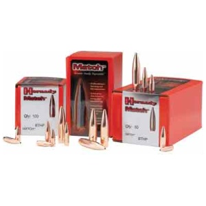 HORNADY BULLETS 30 CAL .308 - 208GR BTHP MATCH 100CT 15BX/CS