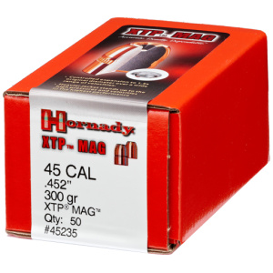 HORNADY BULLETS 45 CAL .452 - 300GR JHP MAG 50CT 15BX/CS