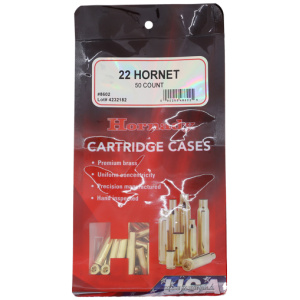 HORNADY UNPRIMED CASES 22 - HORNET 50 PACK 5PK/CS