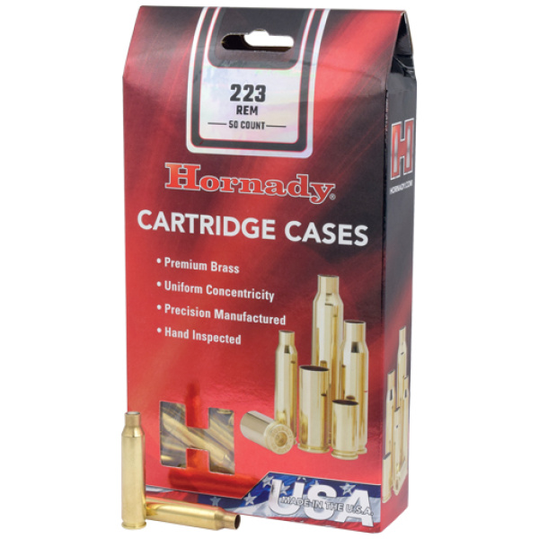 HORNADY UNPRIMED CASES 223 - REMINGTON 50 PACK 5PK/CS