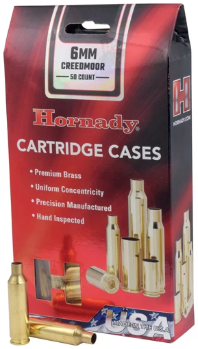 HORNADY UNPRIMED CASES 6MM - CREEDMOOR 50 PACK 5PK/CS