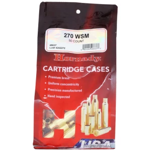HORNADY UNPRIMED CASES 270 WSM - 50 PACK 5PK/CS