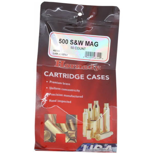 HORNADY UNPRIMED CASES 500 SW - 50 PACK 5PK/CS