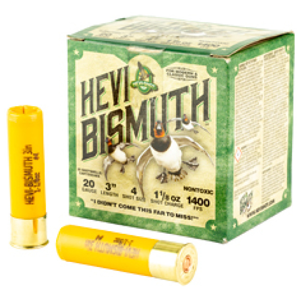 HEVI BISMUTH 20GA 3" #4 25/250