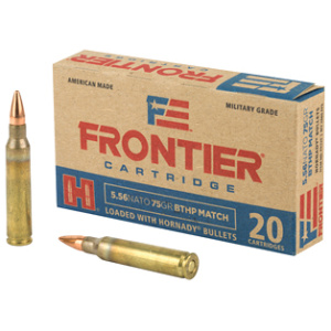 FRONTIER 556NATO 75GR BTHP MTCH 20/5