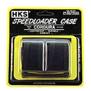 HKS DOUBLE POUCH BLACK CORDURA