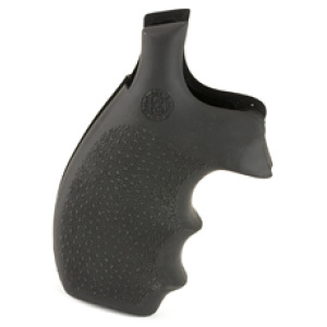 HOGUE GRIP S&W K/L RND BUTT BNTM BLK