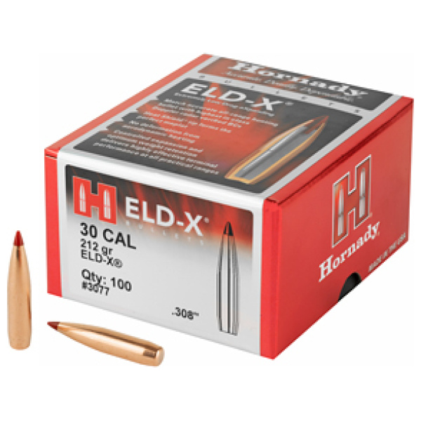 HRNDY ELD-X 30CAL .308 212GR 100CT