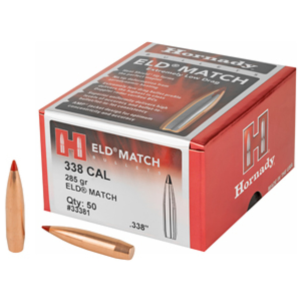 HRNDY ELD-M 338CAL 285GR 50