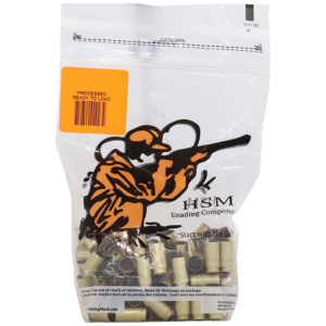 HSM BRASS 9MM ONCE FIRED - UNPRIMED 100 PACK