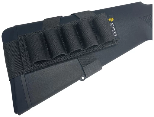 ADAPTIVE TACTICAL STOCK - MOUNTED SHOTSHELL CARRIER BLK