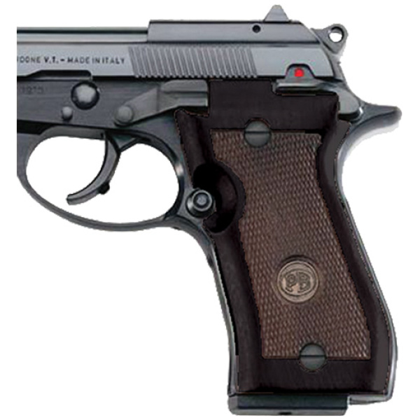 BERETTA 87 STANDARD GRIPS - WOOD CHECKERED RIGHT HAND