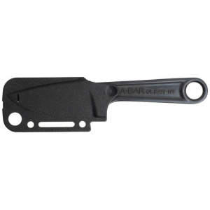 KA-BAR FORGED WRENCH KNIFE - 3" PLAIN EDGE BLACKOUT W/SHTH