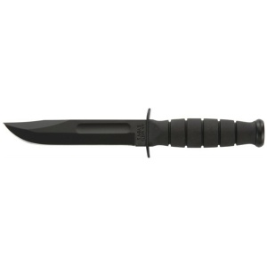 KA-BAR SHORT KA-BAR 5.25" W/ - PLASTIC SHEATH STRAIGHT EDGE