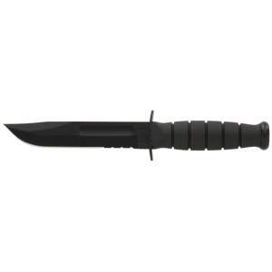 KA-BAR SHORT KA-BAR - 5.25" SERR W/PLASTIC SHEATH