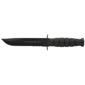 KA-BAR SHORT KA-BAR - 5.25" SERR W/PLASTIC SHEATH
