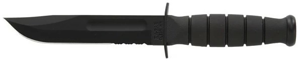 KA-BAR SHORT KA-BAR - 5.25" SERR W/PLASTIC SHEATH