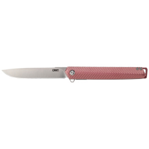 CRKT STYLUS 3.18" PLAIN EDGE - ASSISTED OPEN SS/MAROON