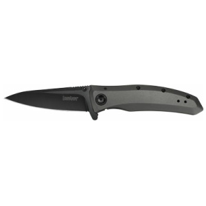 KERSHAW GRID 3.7" PLN BLACK-OXIDE