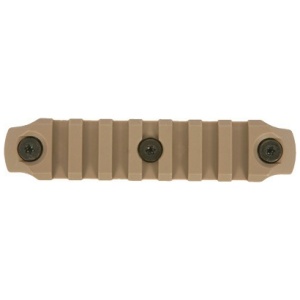 BCM RAIL SECTION--NYLON KEYMOD - 4" RAIL FDE