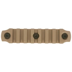 BCM RAIL SECTION--NYLON KEYMOD - 4" RAIL FDE
