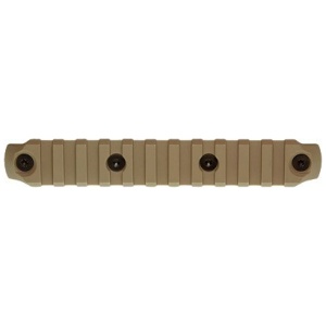BCM RAIL SECTION--NYLON KEYMOD - 5.5" RAIL FDE