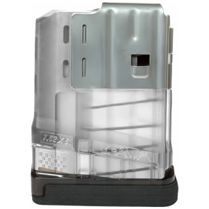LANCER MAGAZINE L7AWM SR-25 - 7.62X51 5RD TRANSLUCENT CLEAR