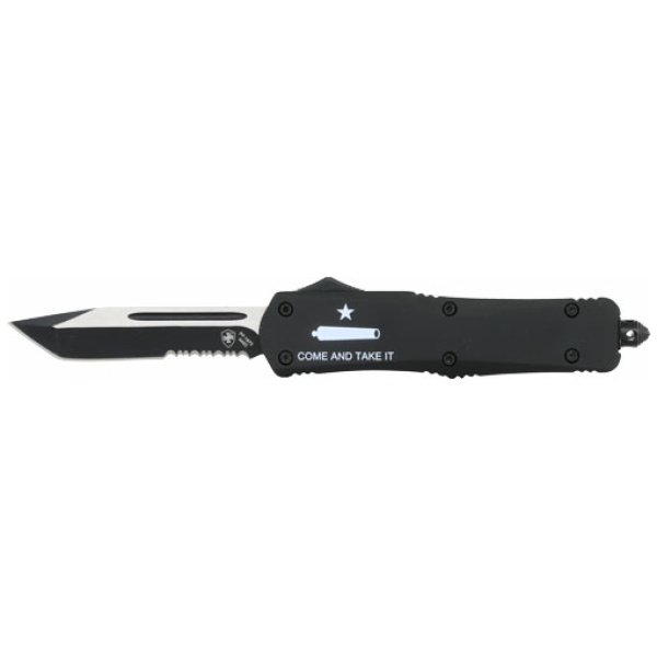 TEMPLAR KNIFE LARGE OTF AR - COME & TAKE IT 3.5" BLK TANTO