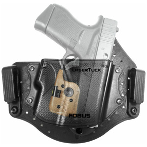 FOBUS HOLSTER UNIVERSAL IWB - SINGLE STACK S-COMPACT W/LASER