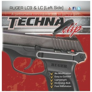 TECHNA CLIP HANDGUN RETENTION - CLIP RUGER LC9/LC380 LEFT