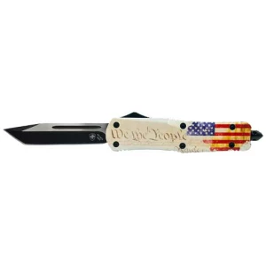 TEMPLAR KNIFE LARGE OTF WE THE - PEOPLE 3.5" BLACK TANTO