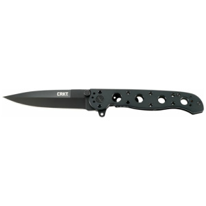 CRKT M16-03KS 3.5" PLAIN EDGE - SPEAR POINT BLACK BLADE
