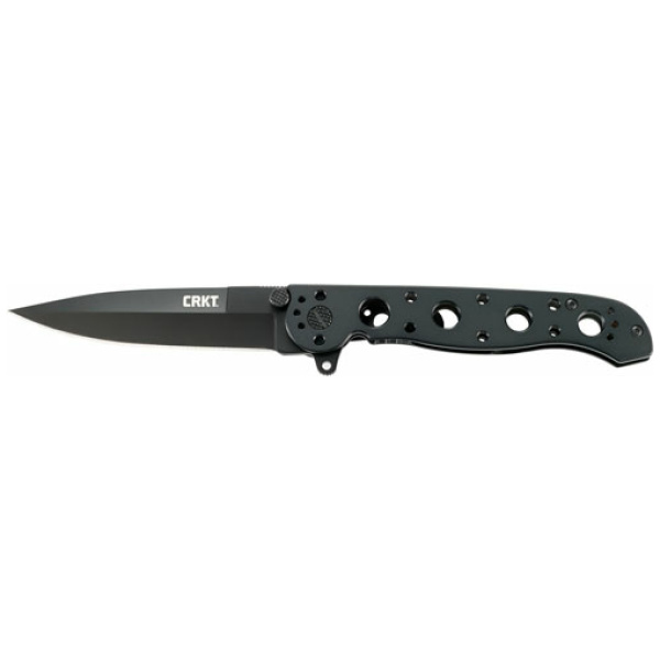 CRKT M16-03KS 3.5" PLAIN EDGE - SPEAR POINT BLACK BLADE