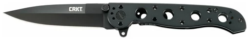CRKT M16-03KS 3.5" PLAIN EDGE - SPEAR POINT BLACK BLADE