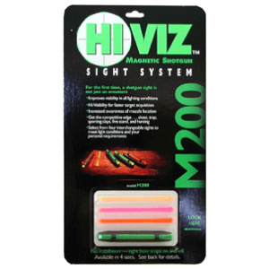 HIVIZ M200 SHOTGUN FRONT SIGHT - MAGNETIC FOR .171-.265" RIBS