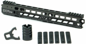 MANTICORE TRANSFORMER RAIL - 13" GEN II BLACK FOR AR-15