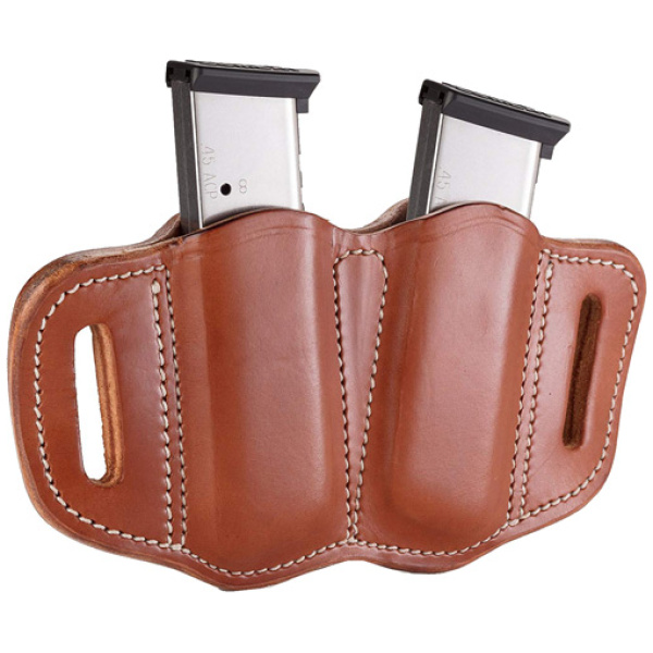 1791 M2.1 DOUBLE MAG CARRIER - FOR SINGLE STACK MAGS BROWN