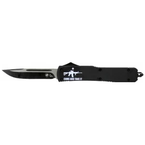 TEMPLAR KNIFE SLIM OTF COME - AND TAKE IT AR 3.1" BLACK DP
