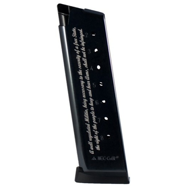 MEC-GAR MAGAZINE 1911 GOVT. - 45ACP 8RD BLUED 2ND AMENDMENT