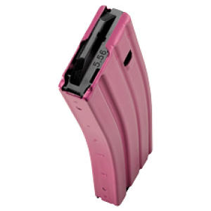 MAG DURAMAG 30RD 5.56 ALUM PINK