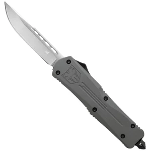 COBRATEC MEDIUM FS3 OTF GREY - 3" D2 DROP POINT