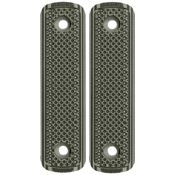 MI LEVER ACTION G10 STRAIGHT - GRIP PANEL GREY / BLACK