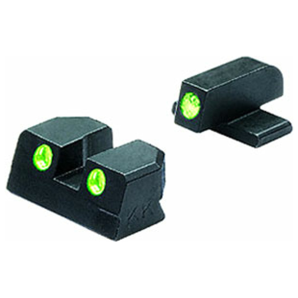 MEPROLIGHT NIGHT SIGHT FIXED - SET GREEN/GREEN SPRINGFIELD XD