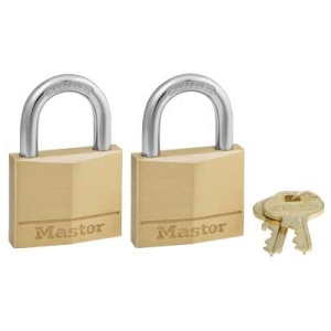 MASTERLOCK PADLOCK 2PK KEYED ALIKE
