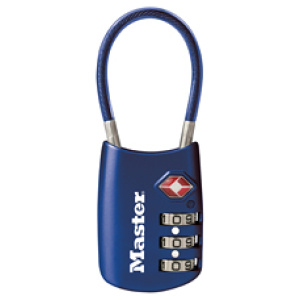 MASTERLOCK TSA PADLOCK COMBO BLUE