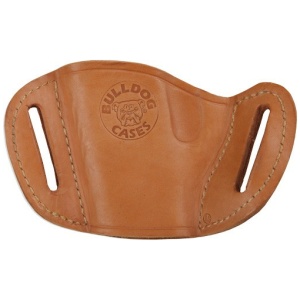 BULLDOG BELT SLIDE HOLSTER TAN - RH SMALL & MINI AUTOS