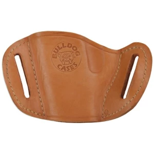BULLDOG BELT SLIDE HOLSTER TAN - RH SMALL & MINI AUTOS