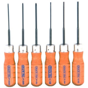 GRACE USA SCREWDRIVER SET - MICRO SET OF 6
