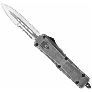 COBRATEC MEDIUM FS3 OTF  STONE - WASH 3" D2 DAGGER 1 SIDE SRRTD