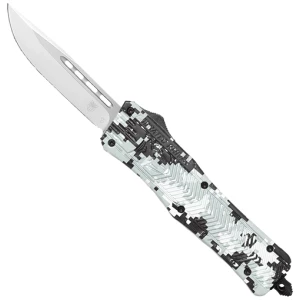 COBRATEC MEDIUM CTK1 OTF - WINTER DIGI CAMO 3" DROP POINT